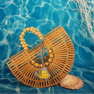 Sunny Stripe Fish Charm